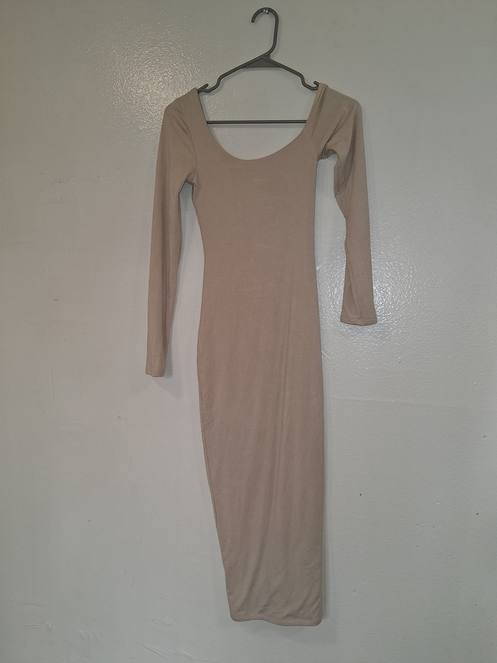 RE ONA Long Sleeve Maxi Dress Tan / Macadamia XS - Great Condition